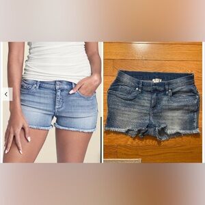Venus Denim Cutoff Jean Shorts - Blue